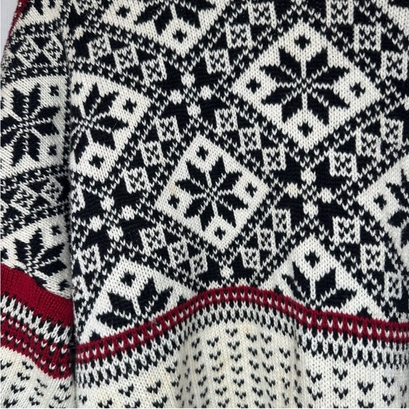Hanna Andersson Fair Isle Sweater Nordic Snowflake Organic Cotton Made in Poland - Picture 4 of 8